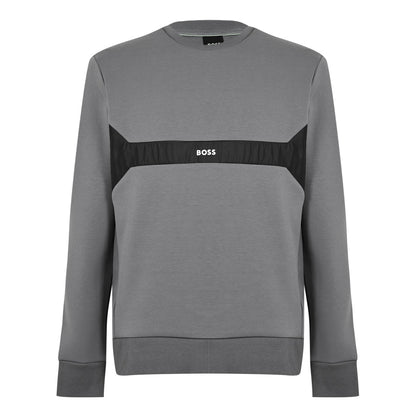 BOSS Grey Small Logo Sweatshirt