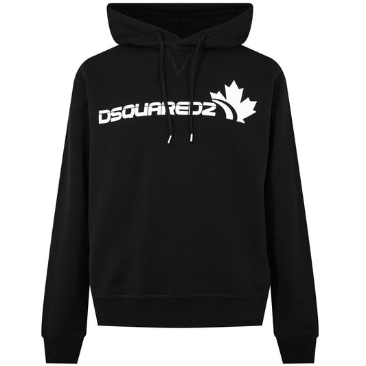 DSQUARED2 Black Logo Hoodie - DANYOUNGUK