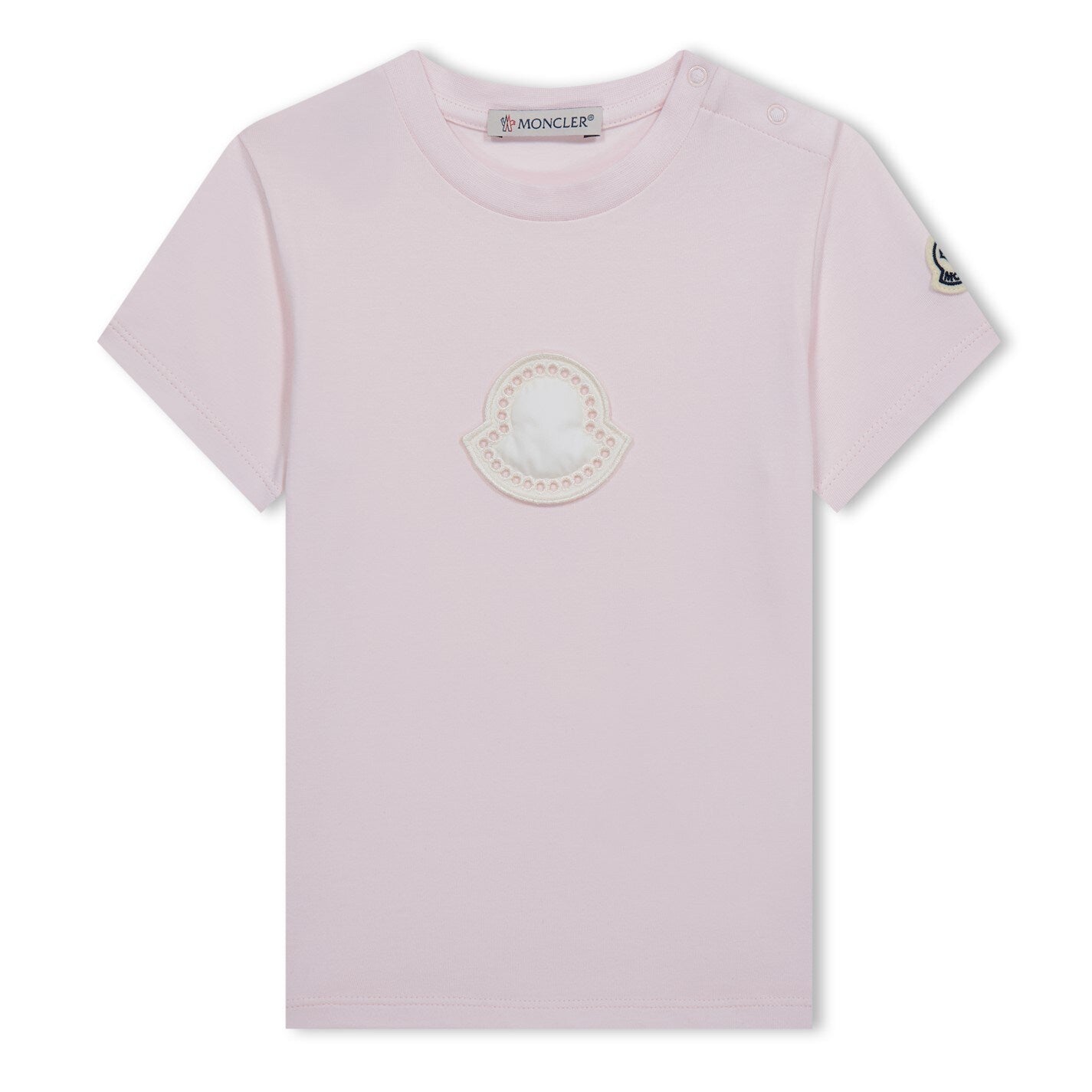 Infants Moncler Pink Logo T-Shirt