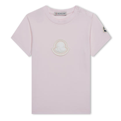 Infants Moncler Pink Logo T-Shirt