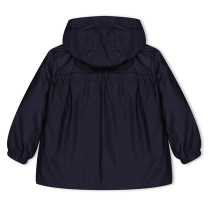 Girls Moncler Navy Raka Hooded Jacket