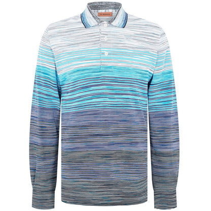 Missoni Classic Stripe Long Sleeve Polo