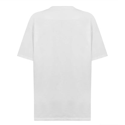 Stone Island White Embroidered Logo T-Shirt - DANYOUNGUK