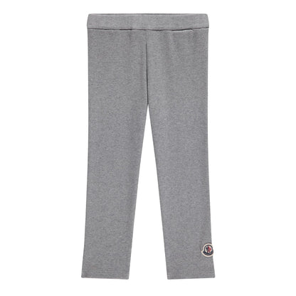 Kids Moncler Grey Logo Leggings - DANYOUNGUK