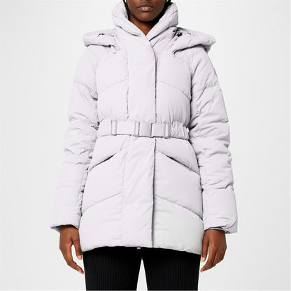 Womens Canada Goose Marlow Belted Padded Coat