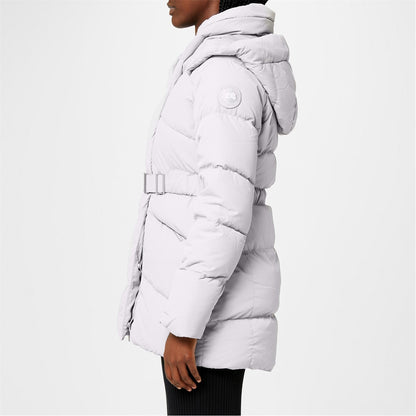 Womens Canada Goose Marlow Belted Padded Coat