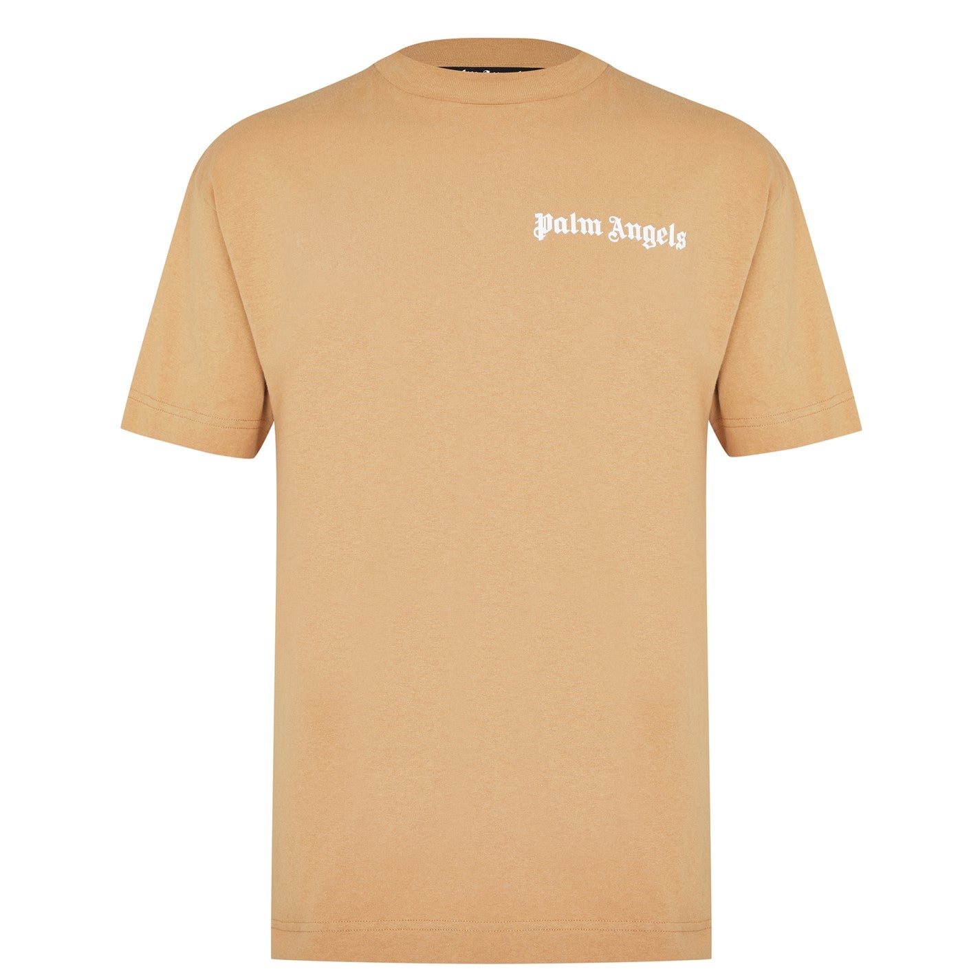 Palm Angels Tan Basic Logo T-Shirt - DANYOUNGUK