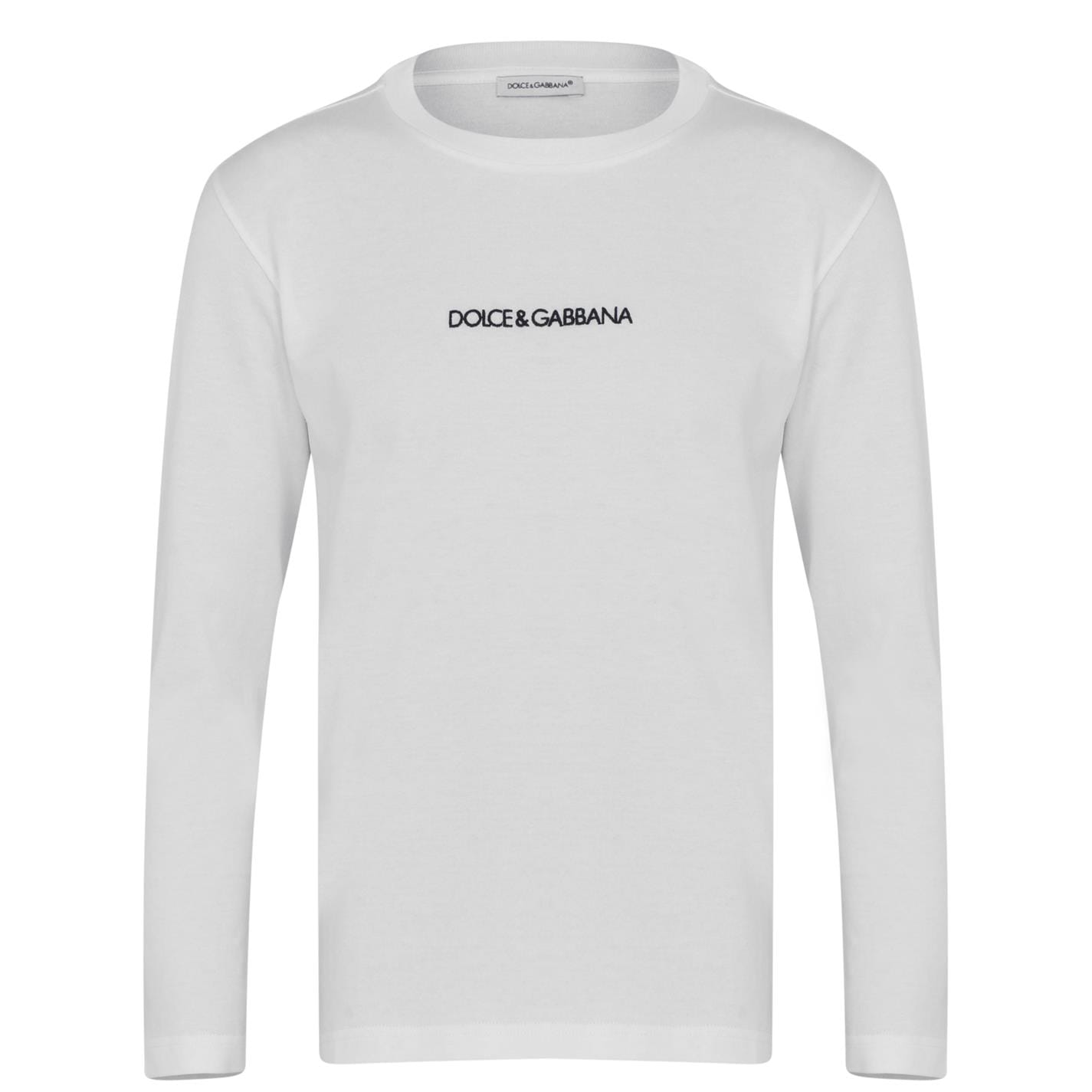 Kids Dolce & Gabbana White Long Sleeve T-Shirt - DANYOUNGUK
