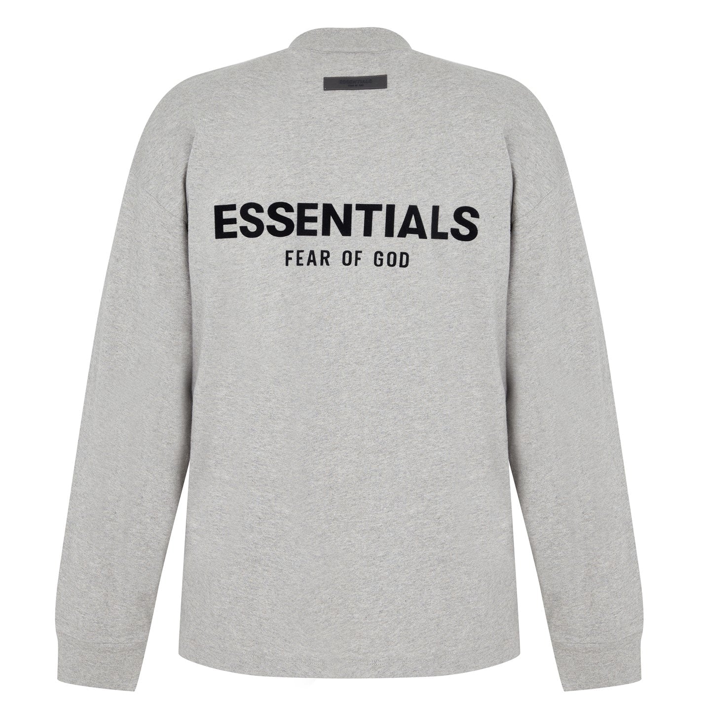 Fear of God Essentials Grey L/S T-Shirt - DANYOUNGUK