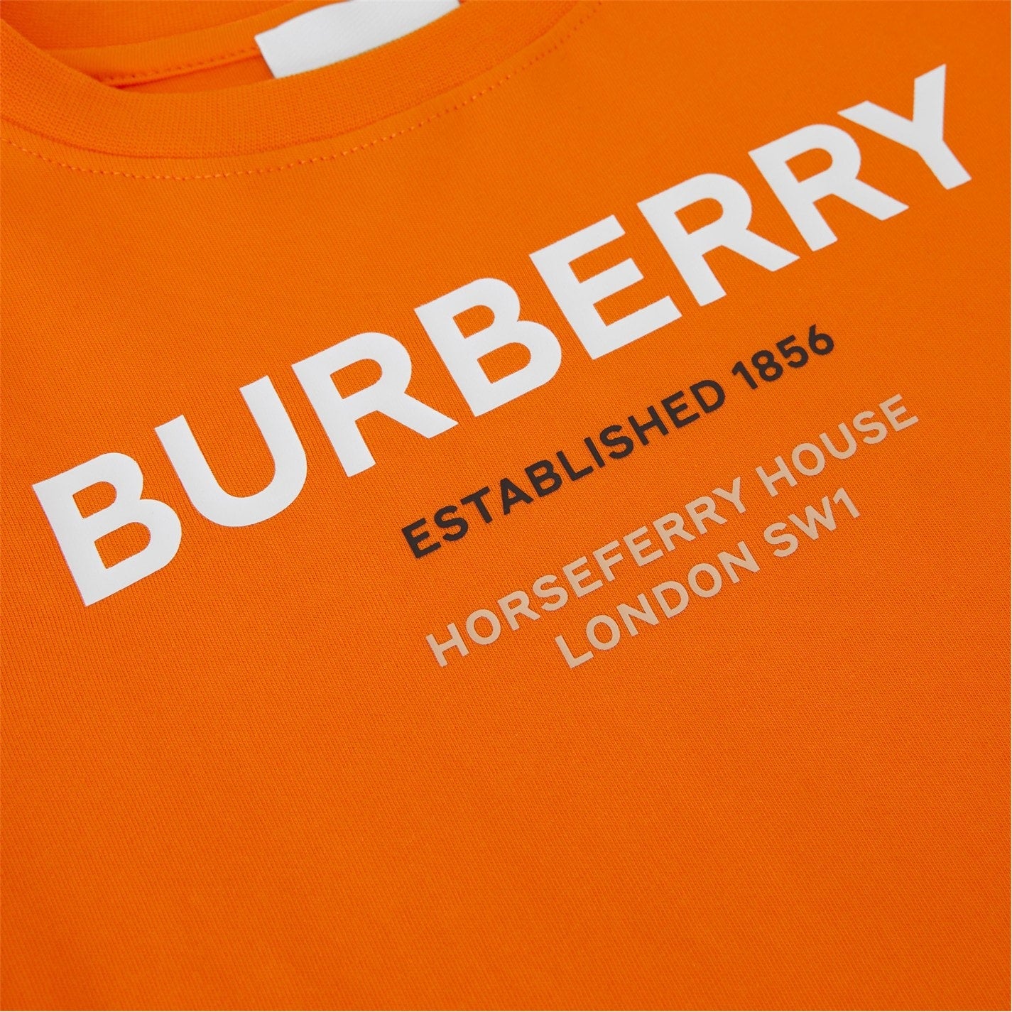 Kids Burberry Orange Logo T-Shirt