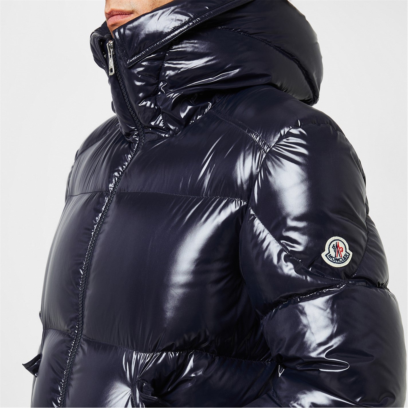 Moncler Navy Baise Puffer Jacket