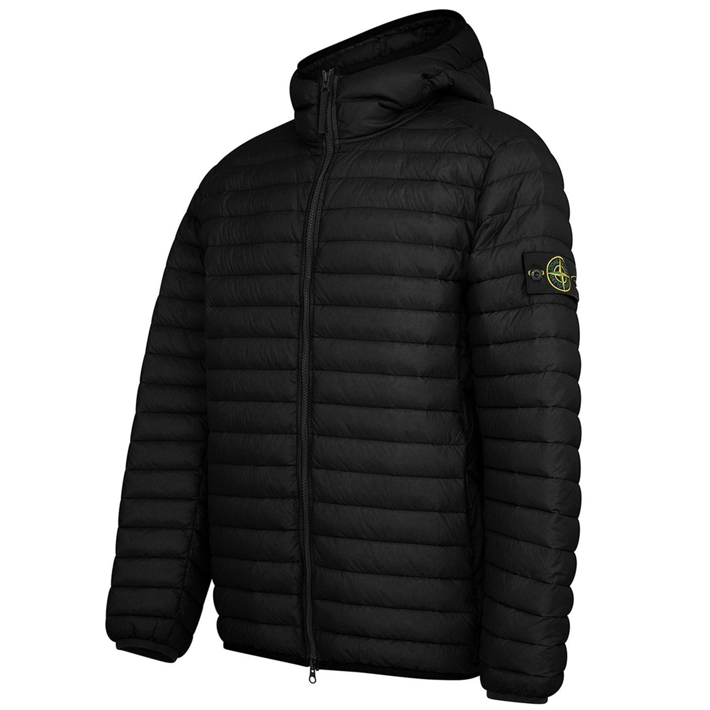 Stone island black sales jacket mens