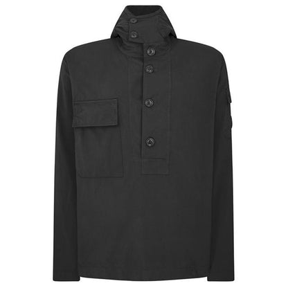 CP Company Black Button Popover Jacket - DANYOUNGUK
