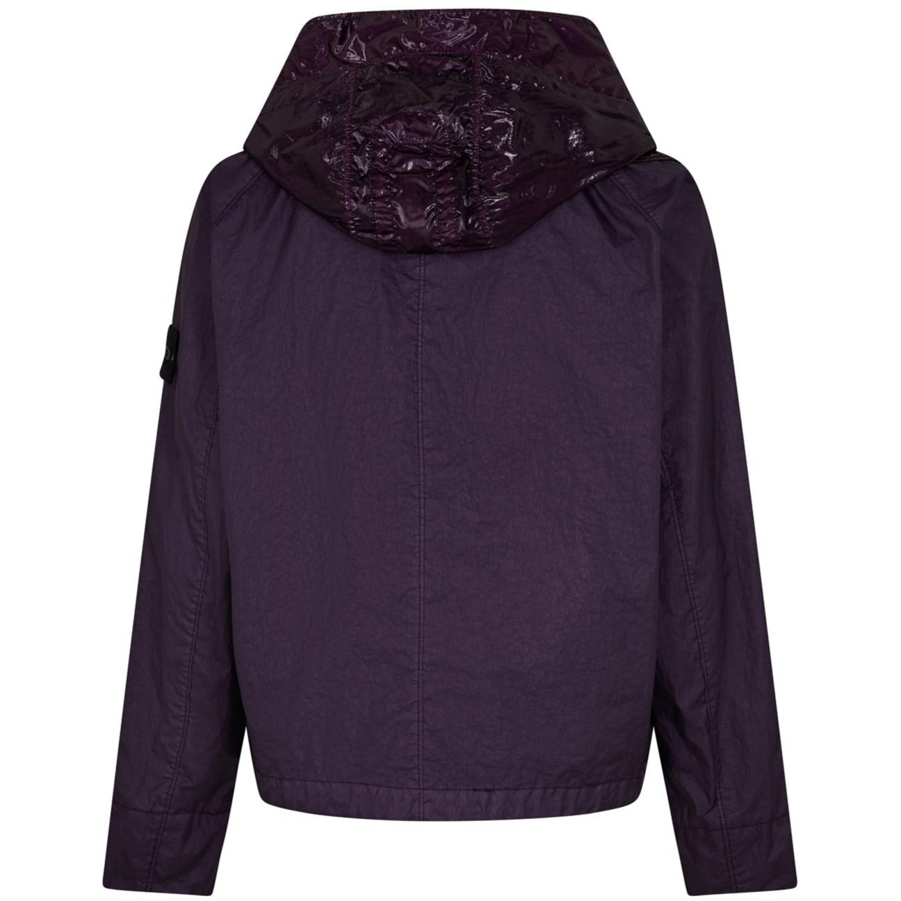 Stone Island Purple Hooded Membrana Jacket