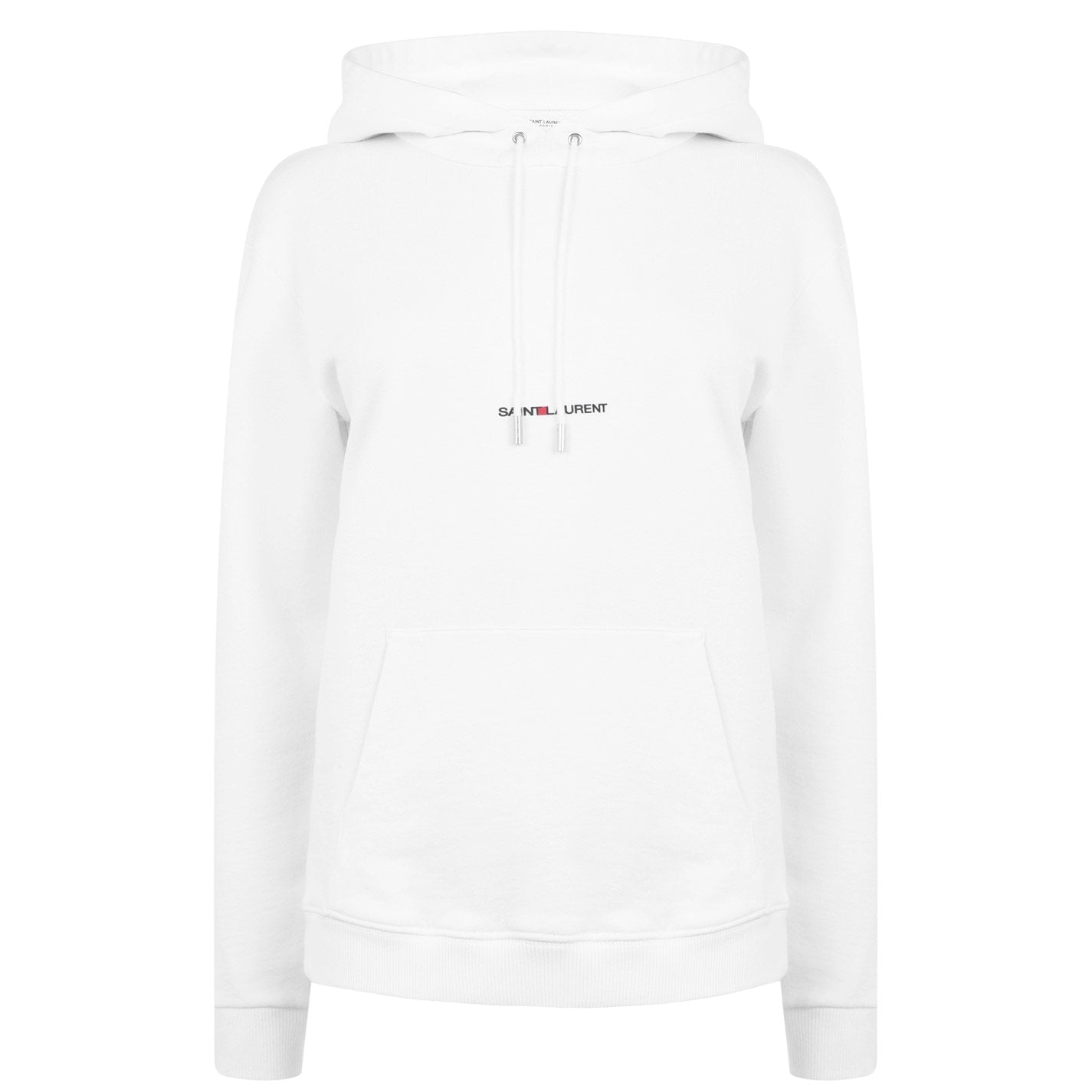 Womens Saint Laurent White Hoodie - DANYOUNGUK