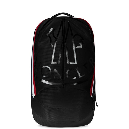 Moncler Black Cut Logo Backpack - DANYOUNGUK