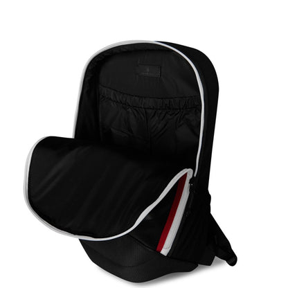 Moncler Black Cut Logo Backpack - DANYOUNGUK