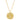 Womens 18ct Gold Plated Solar Coin Medallion Necklace