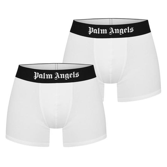Palm Angels White Logo Boxers - DANYOUNGUK