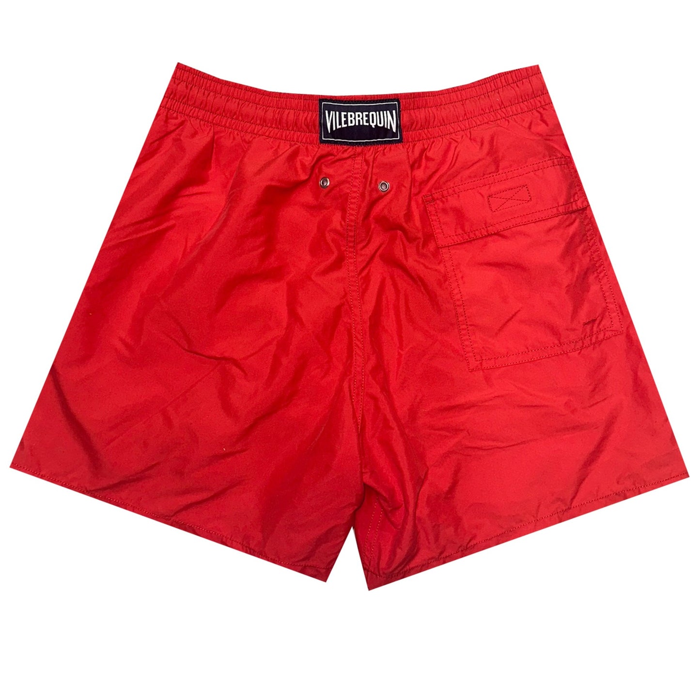 Vilebrequin Red Logo Swim Shorts - DANYOUNGUK