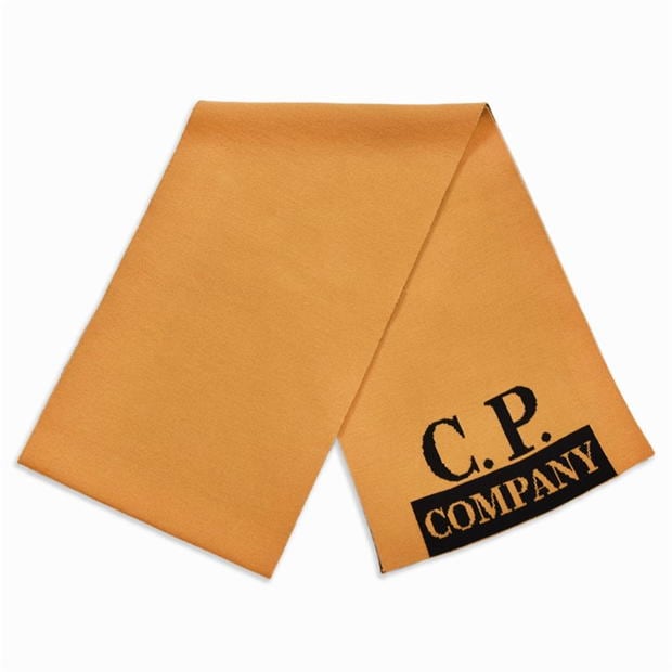 CP Company Orange Logo Scarf - DANYOUNGUK