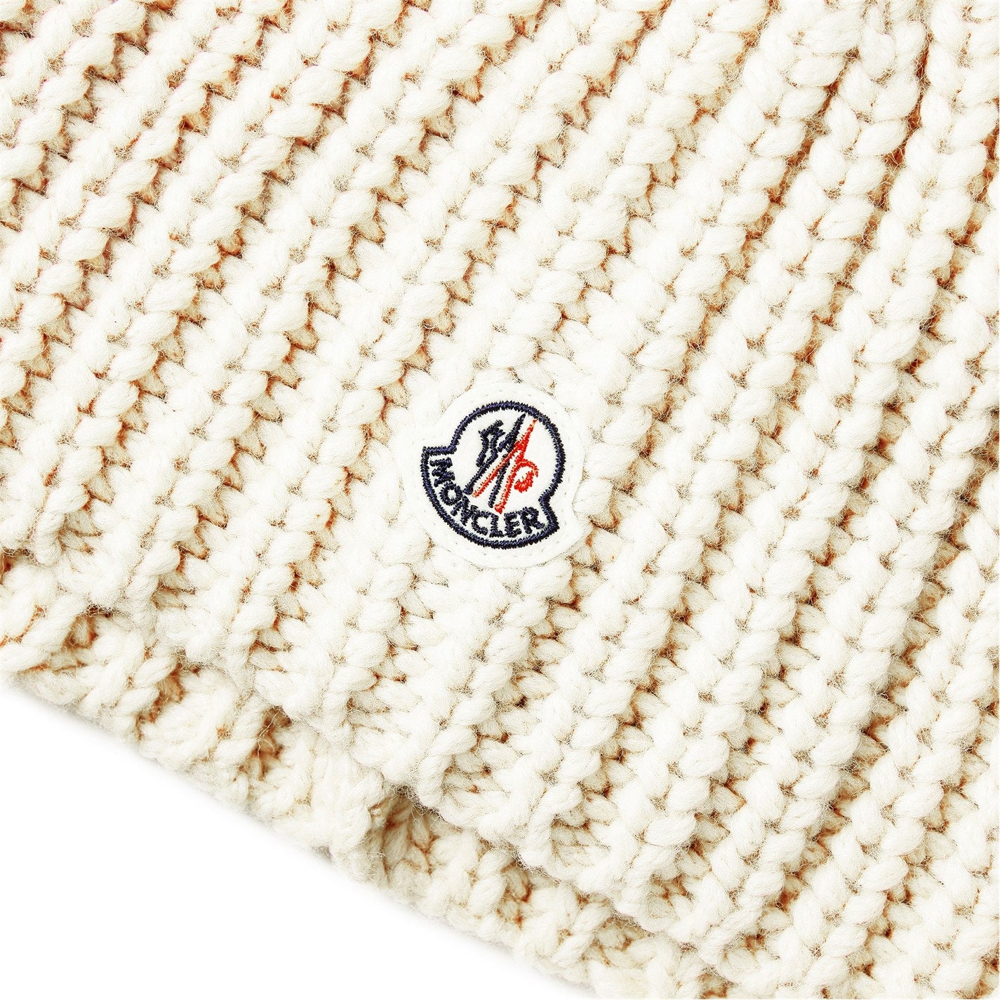 Womens Moncler Pom-Detailed Knit Hat