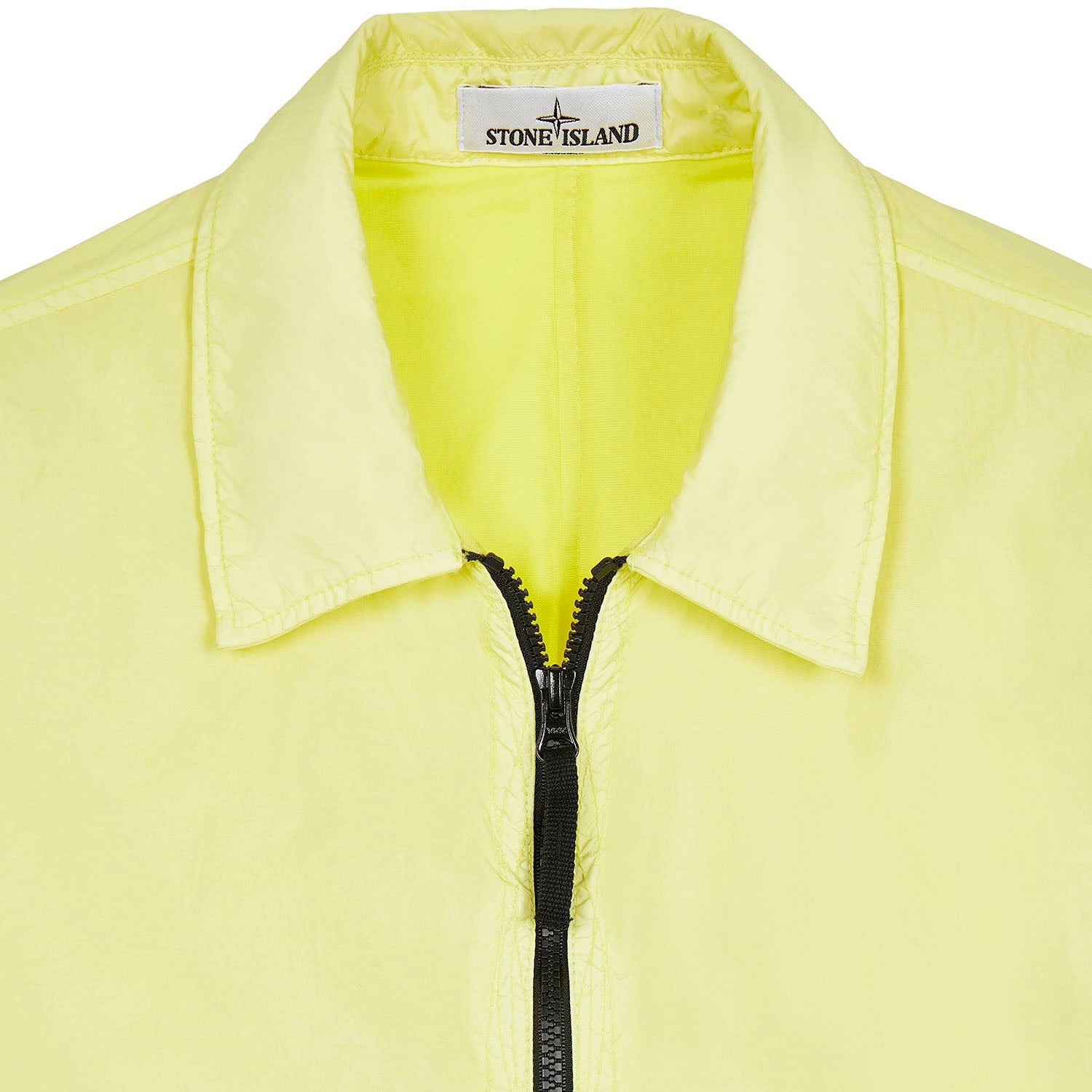 Stone Island Yellow Zip Overshirt - DANYOUNGUK