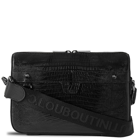 Christian Louboutin Ruisbuddy Full-Grain Leather Messenger Bag - DANYOUNGUK