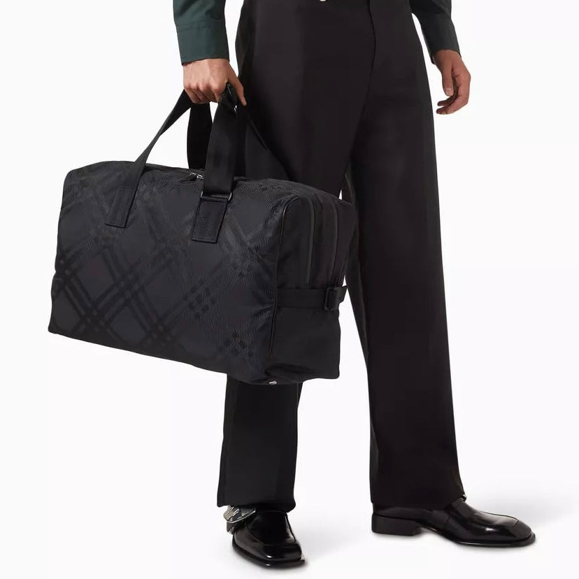 Burberry Nylon Check Weekend Holdall