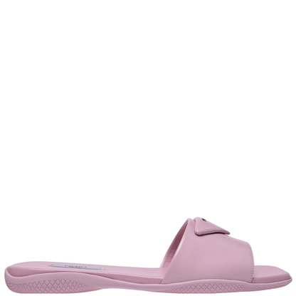 Womens Prada Pink Logo Sandals - DANYOUNGUK