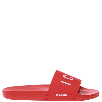 DSQUARED2 Red ICON Sliders - DANYOUNGUK