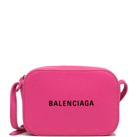 Balenciaga Pink Logo Camera Bag - DANYOUNGUK
