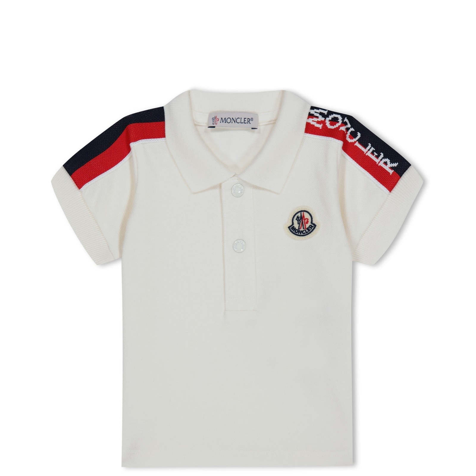 Infants Moncler Tape Logo Polo Shirt - DANYOUNGUK