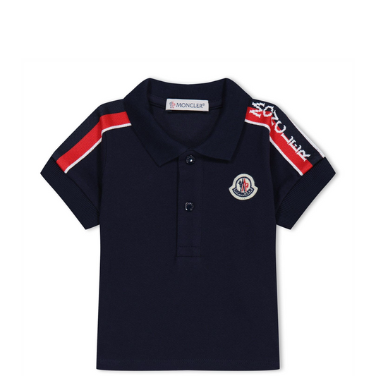 Infants Moncler Tape Logo Polo Shirt - DANYOUNGUK