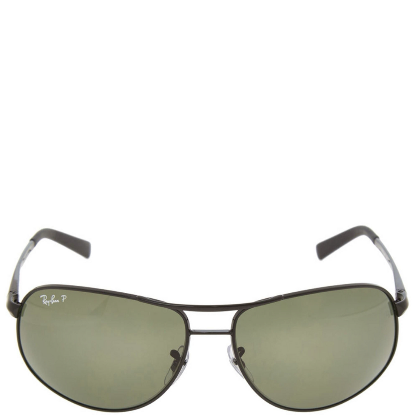 Ray Ban Black Polarized Slender Aviator Sunglasses
