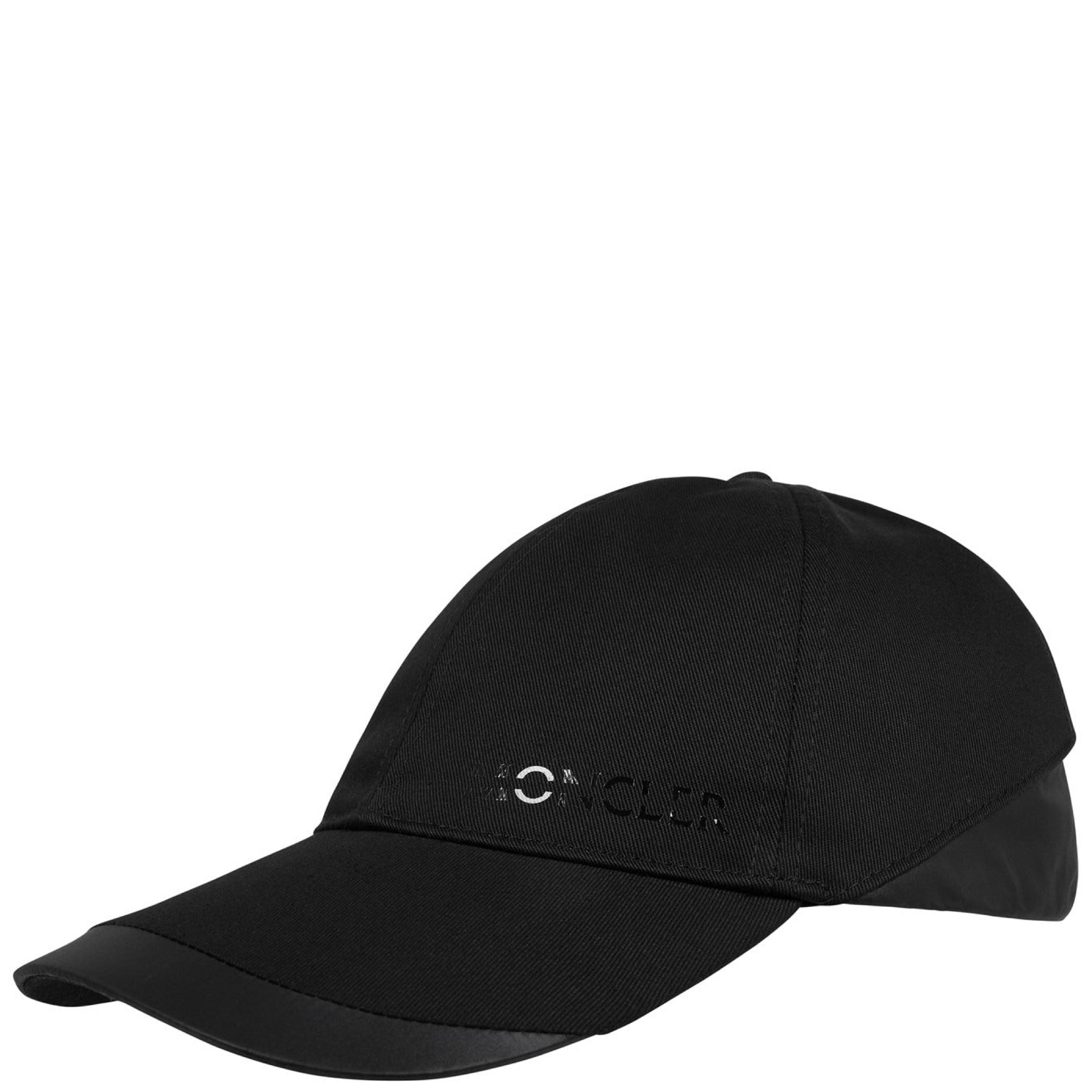 Moncler Black Tonal Logo Cap - DANYOUNGUK