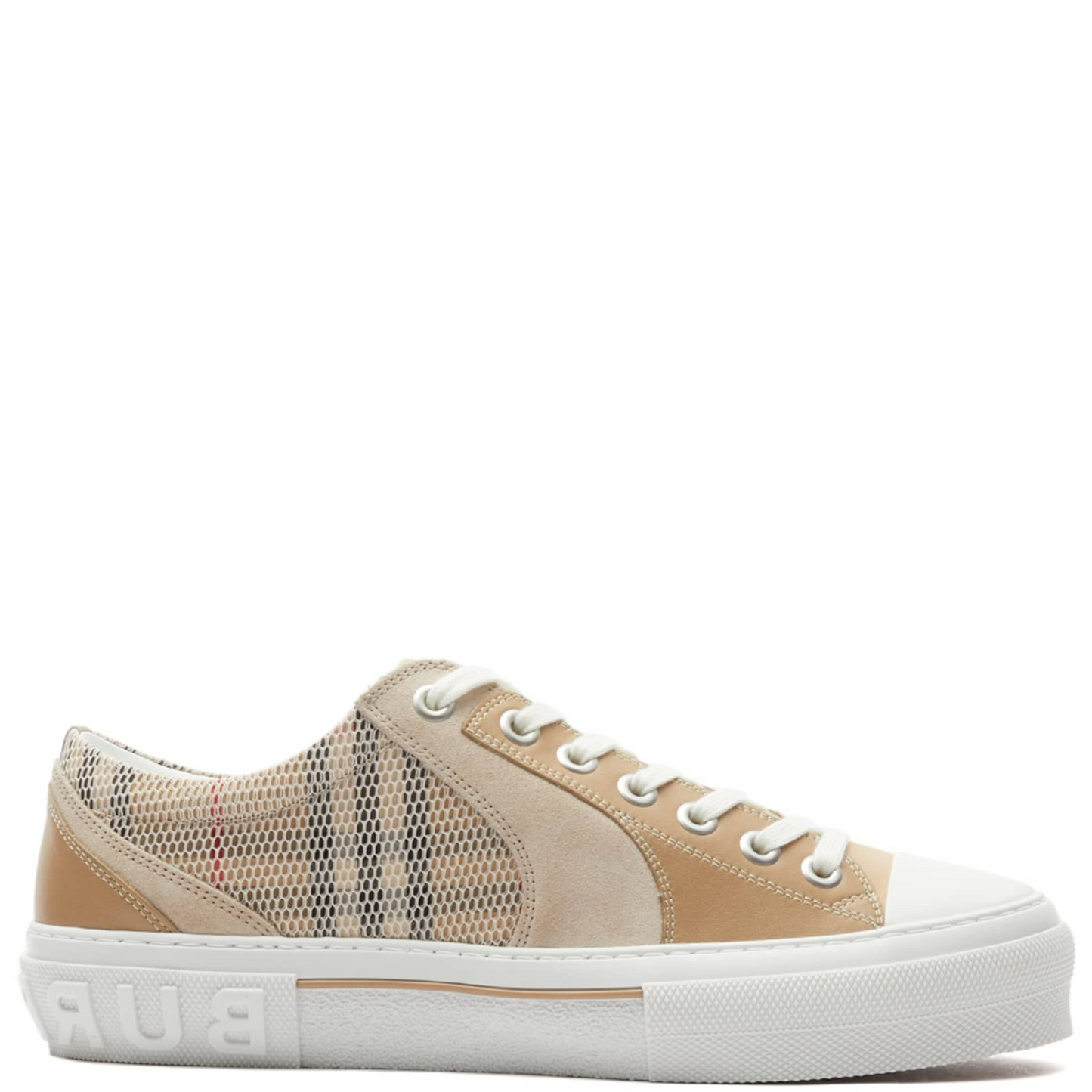 Burberry Kai Overlay Check Trainers