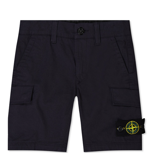 Stone Island Junior Navy Cargo Bermuda Shorts