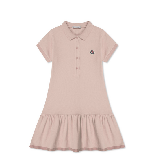 Kids Moncler Pink Polo Dress