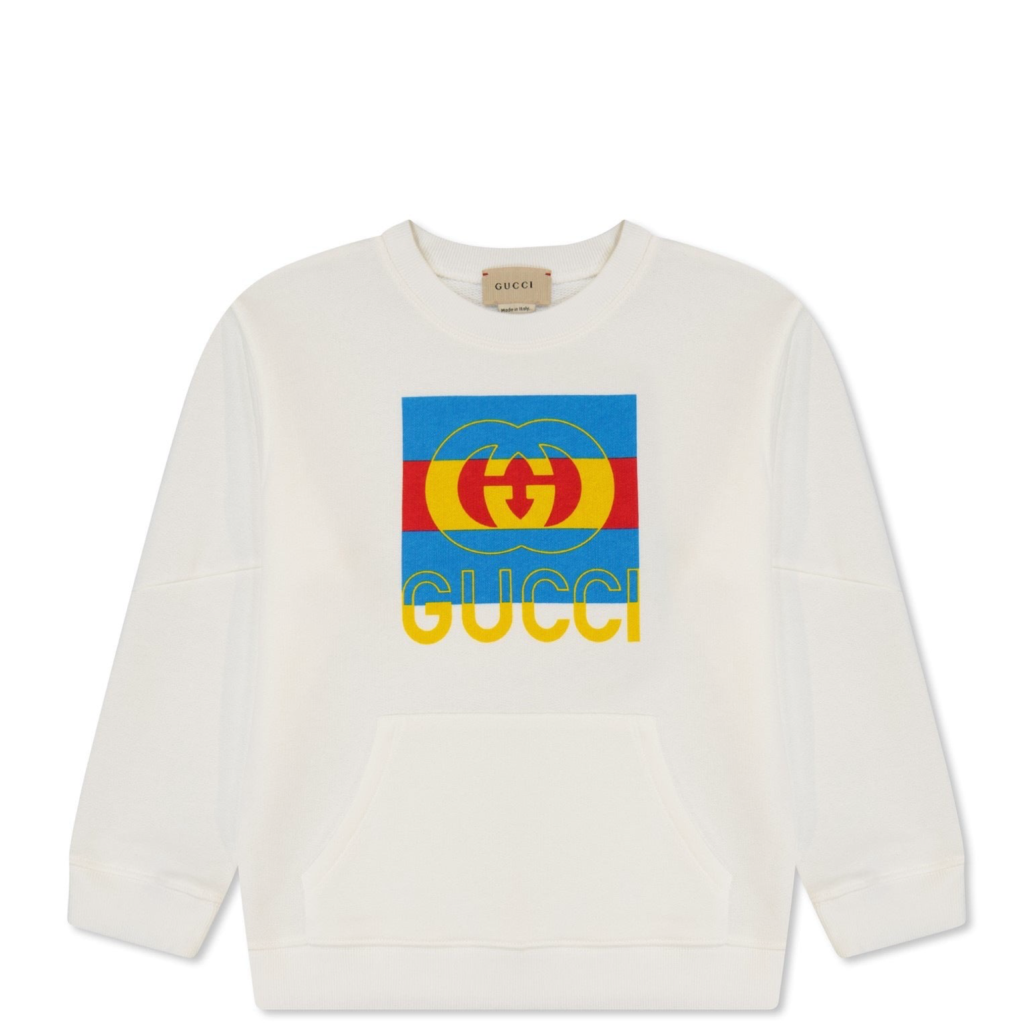 Gucci Kids illustration-print jersey hoodie - White