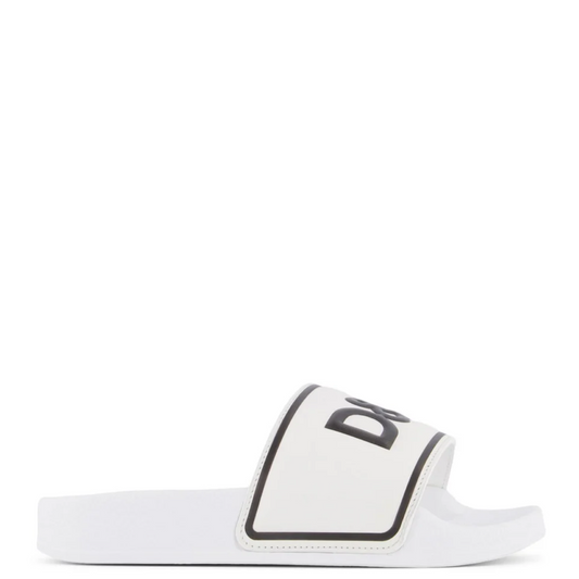 Kids Dolce & Gabbana White Sliders