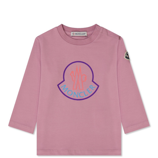 Infants Moncler Logo Print T-Shirt