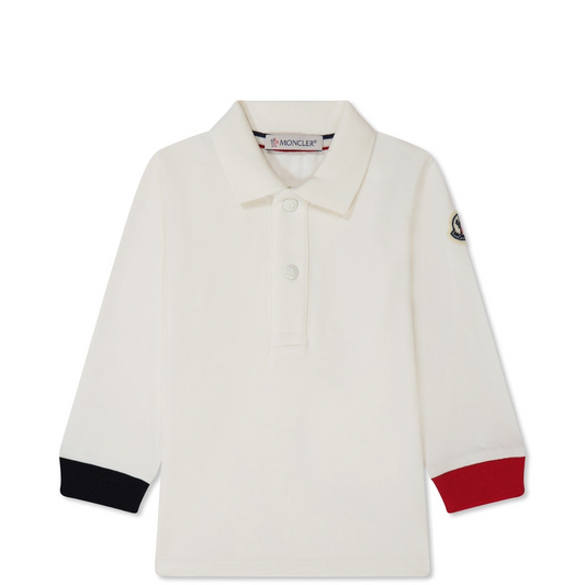 Infants Moncler Long Sleeve Polo Shirt
