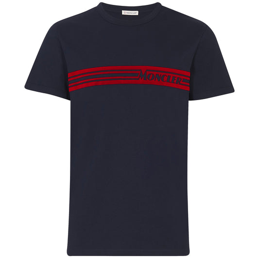 Moncler Navy Logo T-Shirt - DANYOUNGUK