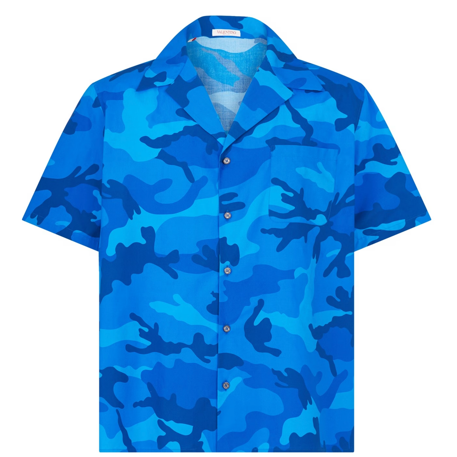 Valentino blue camo clearance polo