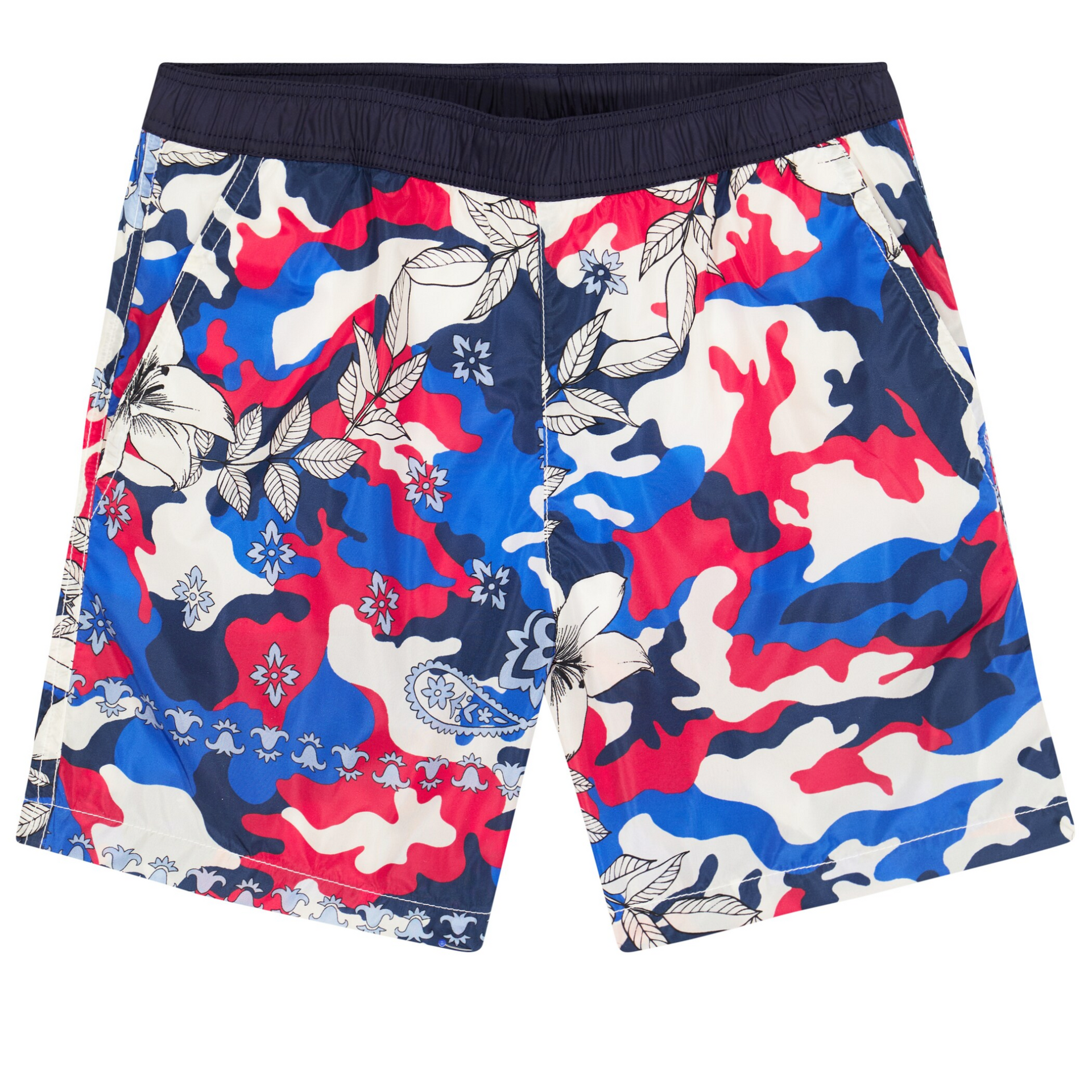 Moncler camo deals swim shorts