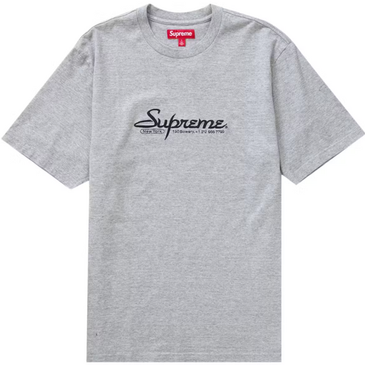 Supreme Embroidered Logo T-Shirt - DANYOUNGUK