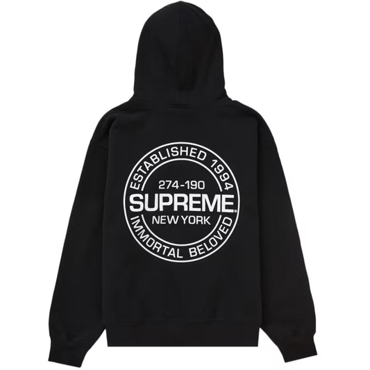 Supreme Black Back Logo Hoodie - DANYOUNGUK