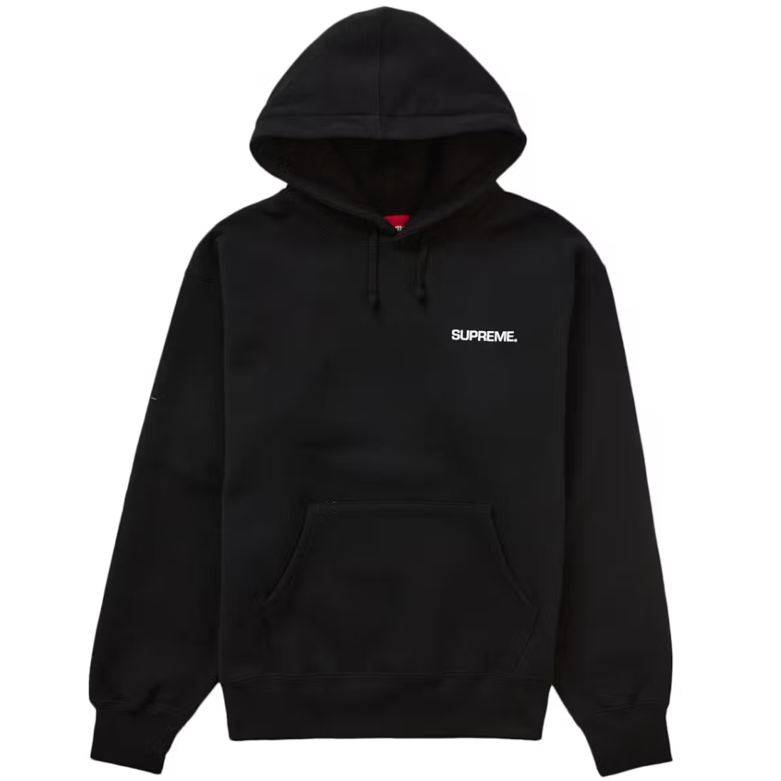 Supreme Black Back Logo Hoodie