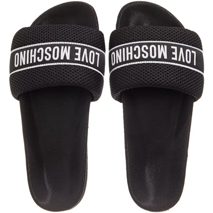 Womens Moschino Logo Sliders